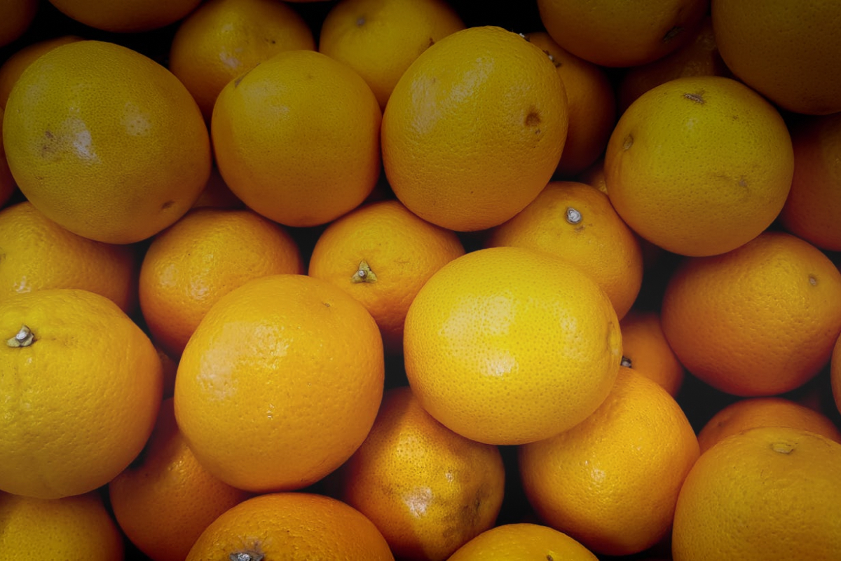 Oranges from Papyrus Plant